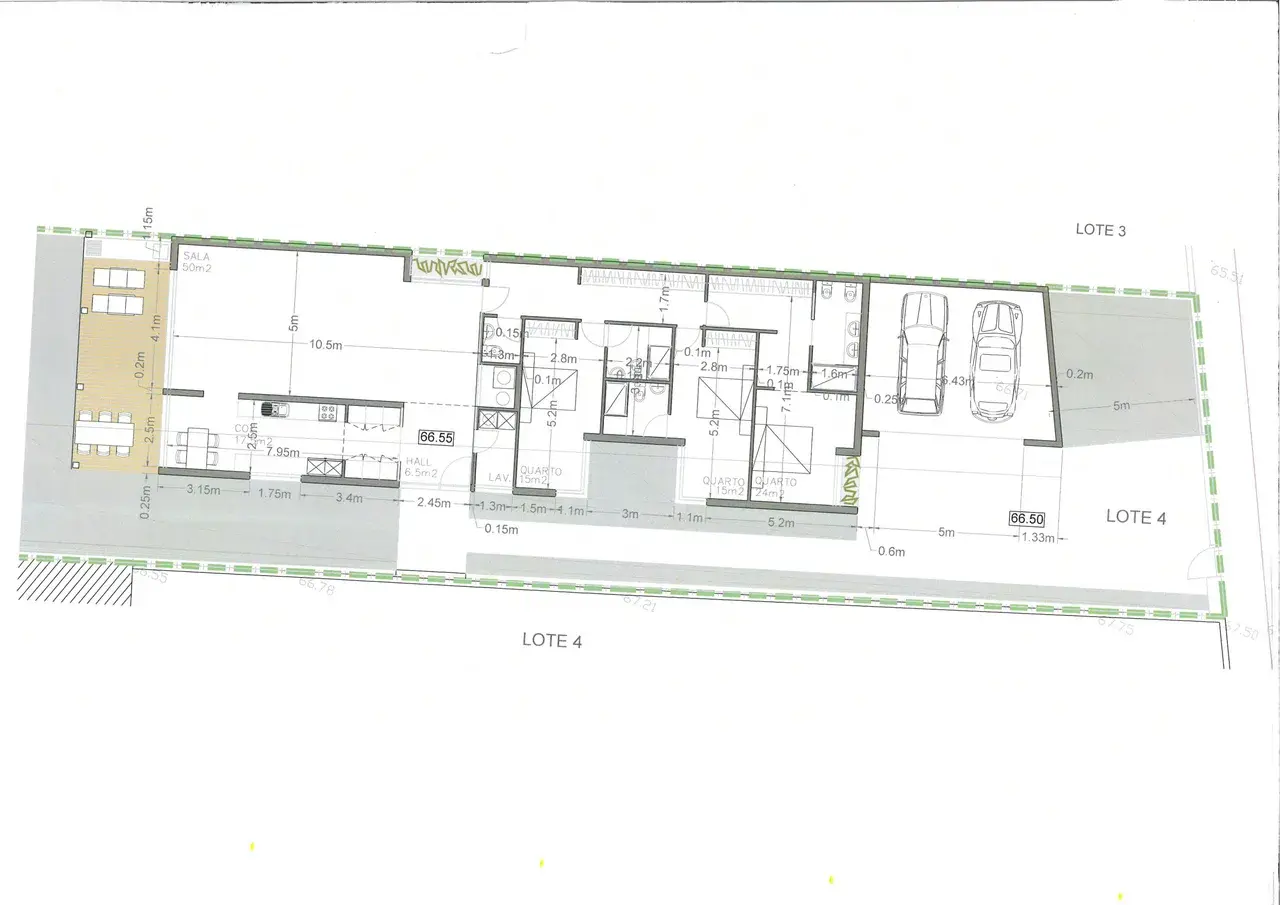 Planta do lote 4 — Eco Village Enxomil